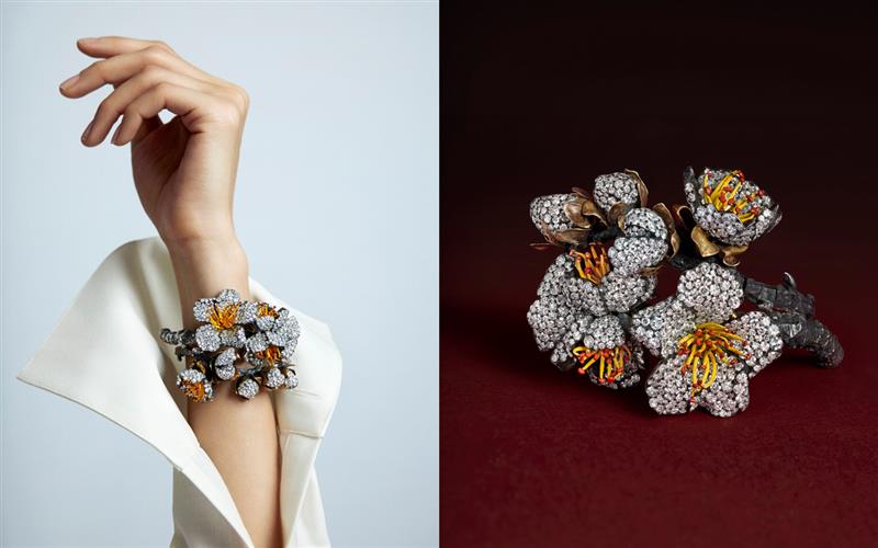 JAR Diamond 'Apricot Blossom' Bangle